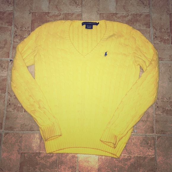 Ralph Lauren Sweaters - Ralph Lauren Sport V-Neck Cable Knit Sweater